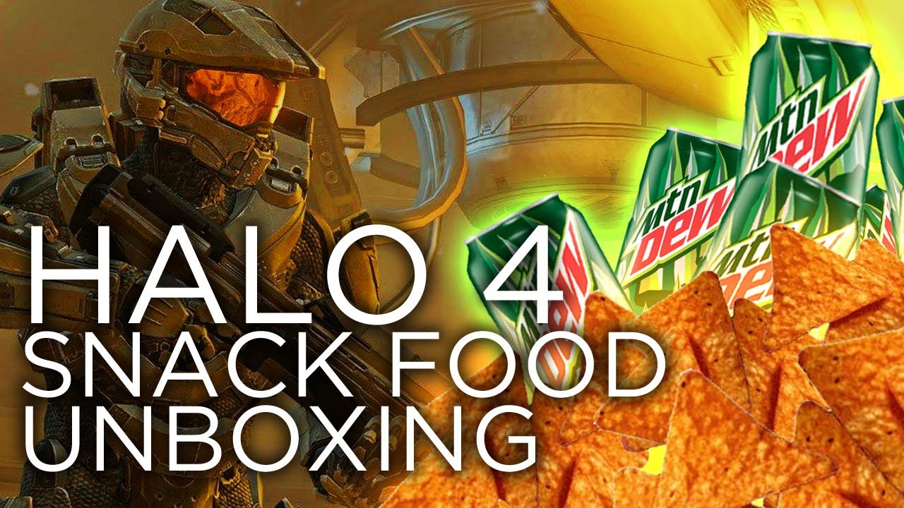 HALO 4 Limited Edition MTN DEW & DORITOS Unboxing! DO THE DEW! THE LOUDEST TASTE ON EARTH!