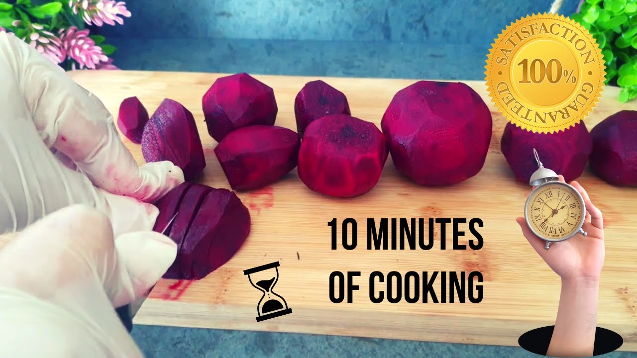 comment cuire la betterave en 10 minutes, fa&ccedil;on MIRACLE et &Eacute;CONOMIQUE