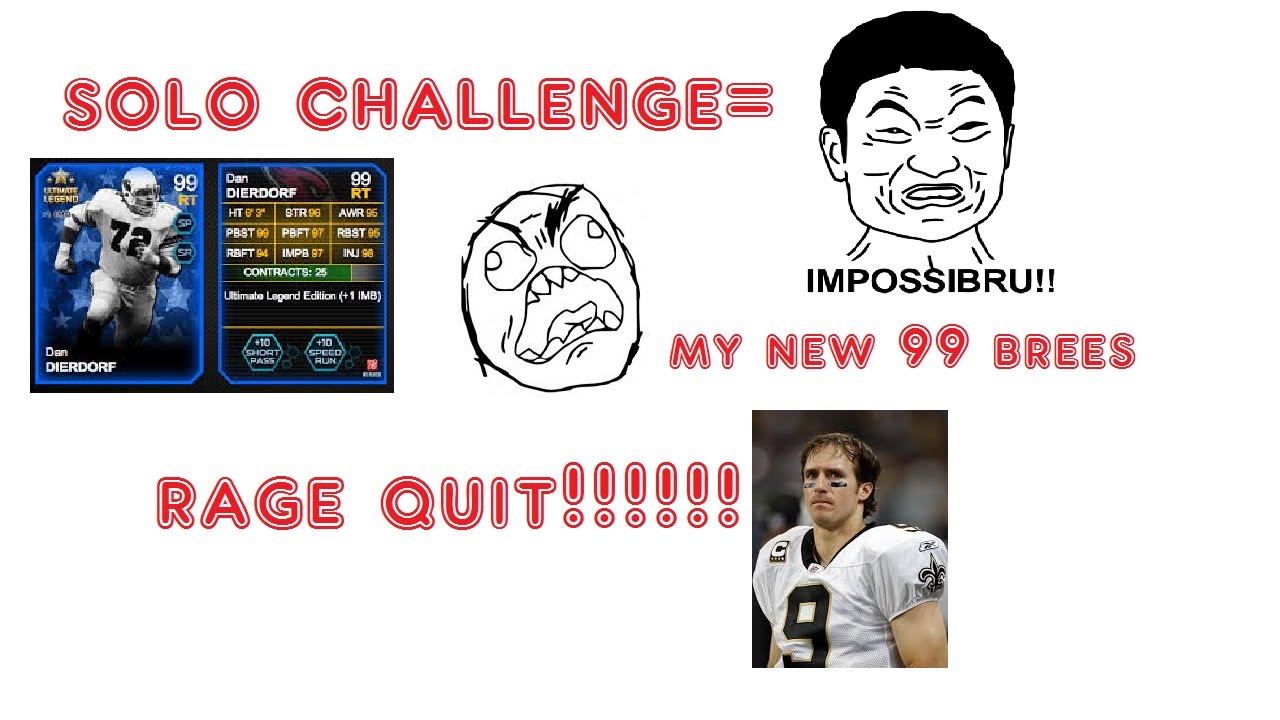 Mut 25: I RAGE!!!! Dierdorf Solo Challenge