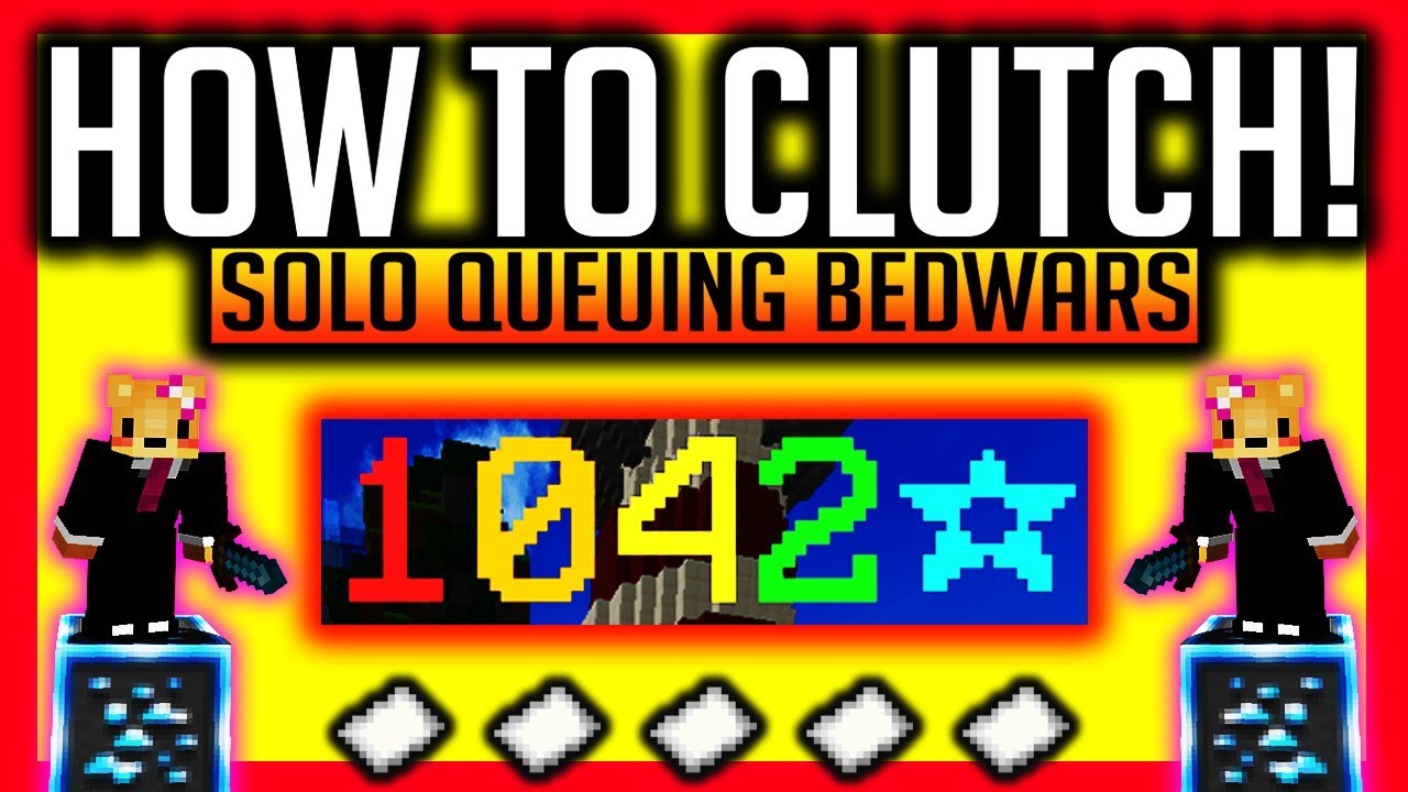 HOW TO SOLO QUEUE AND WIN IN BEDWARS!