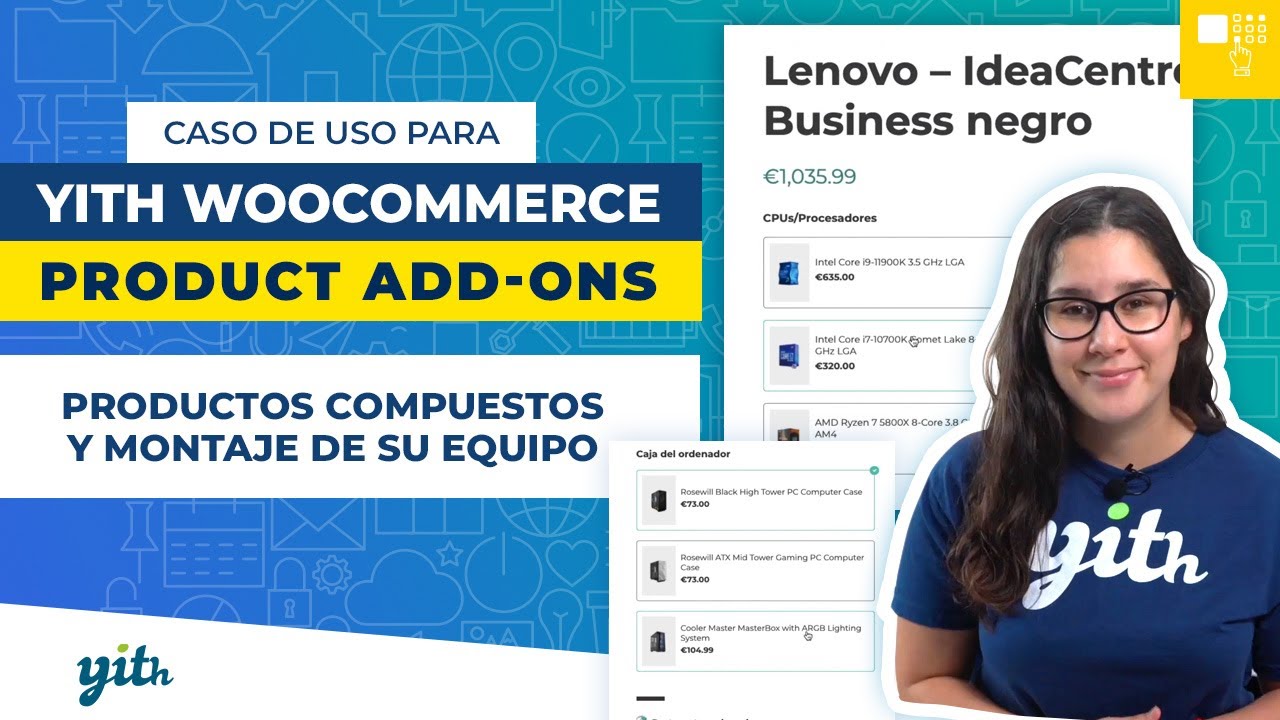 Productos compuestos y montaje de su equipo - caso de uso para YITH WooCommerce Product Add ons