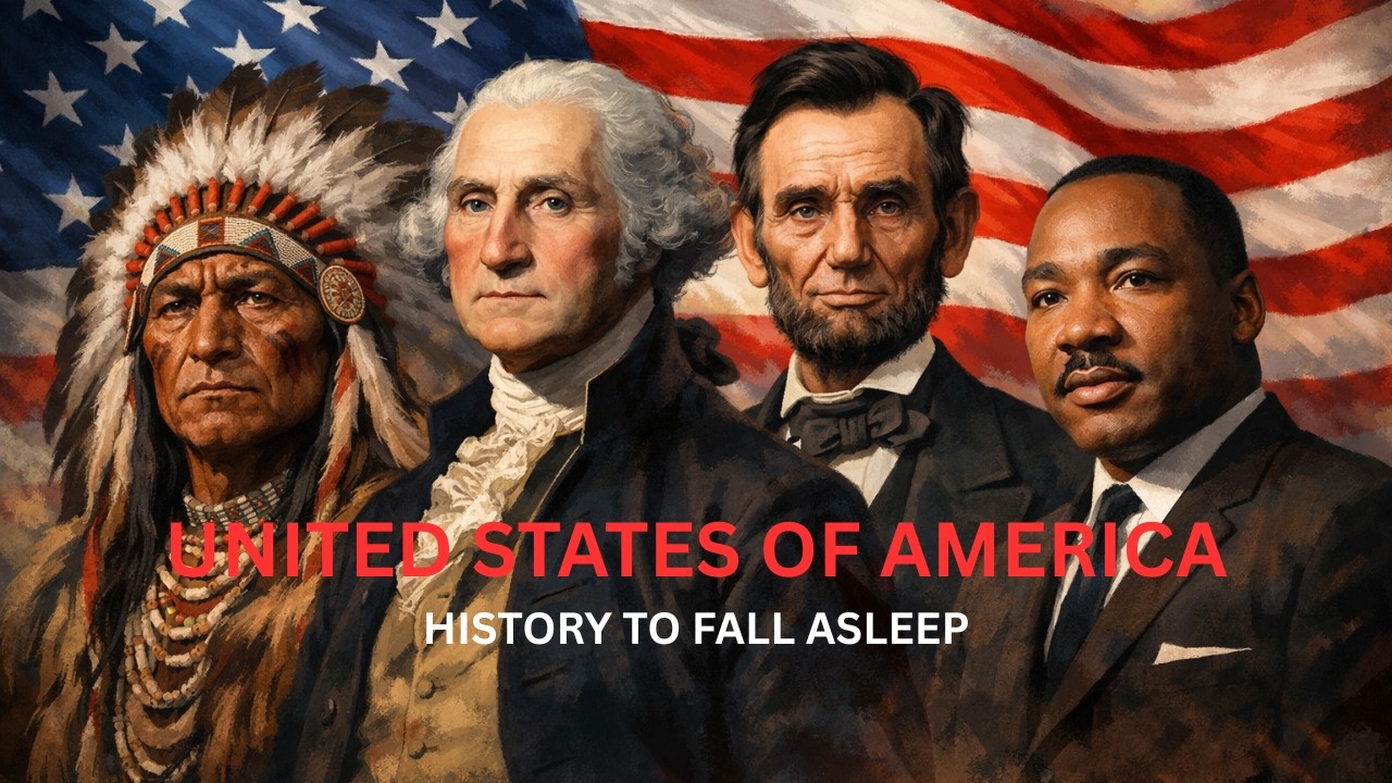 The History of the United States to Fall Asleep To | Relaxing Story with Rain Sounds