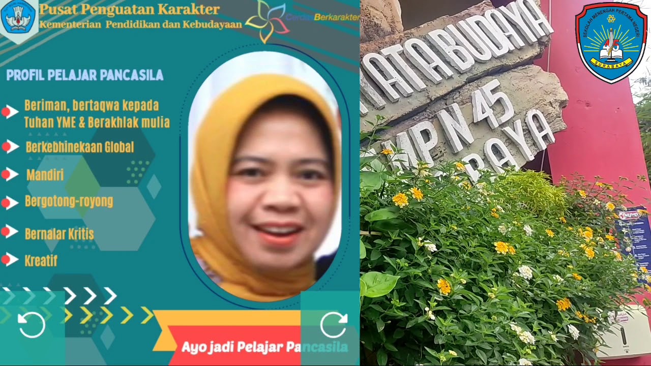 Profil Pelajar Pancasila SMP Negeri 45 Surabaya 720p