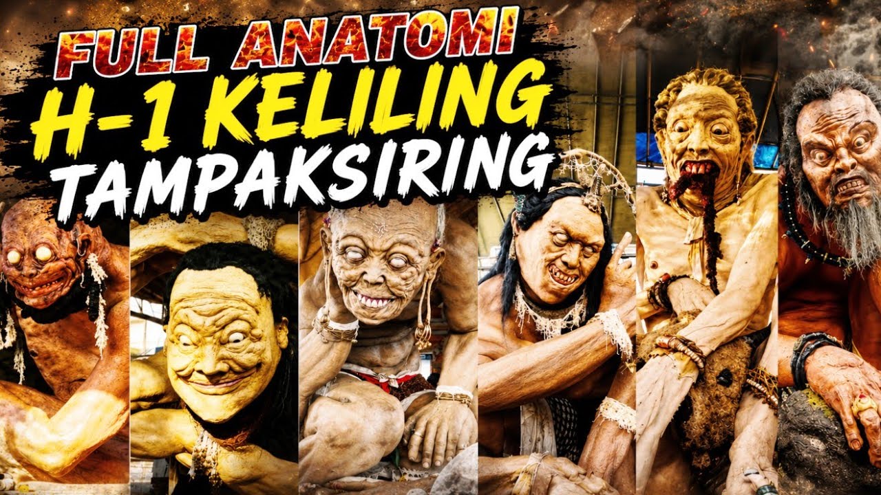 H-1 Pengerupukan Keliling Tampaksiring Melihat Ogoh-ogoh 2026
