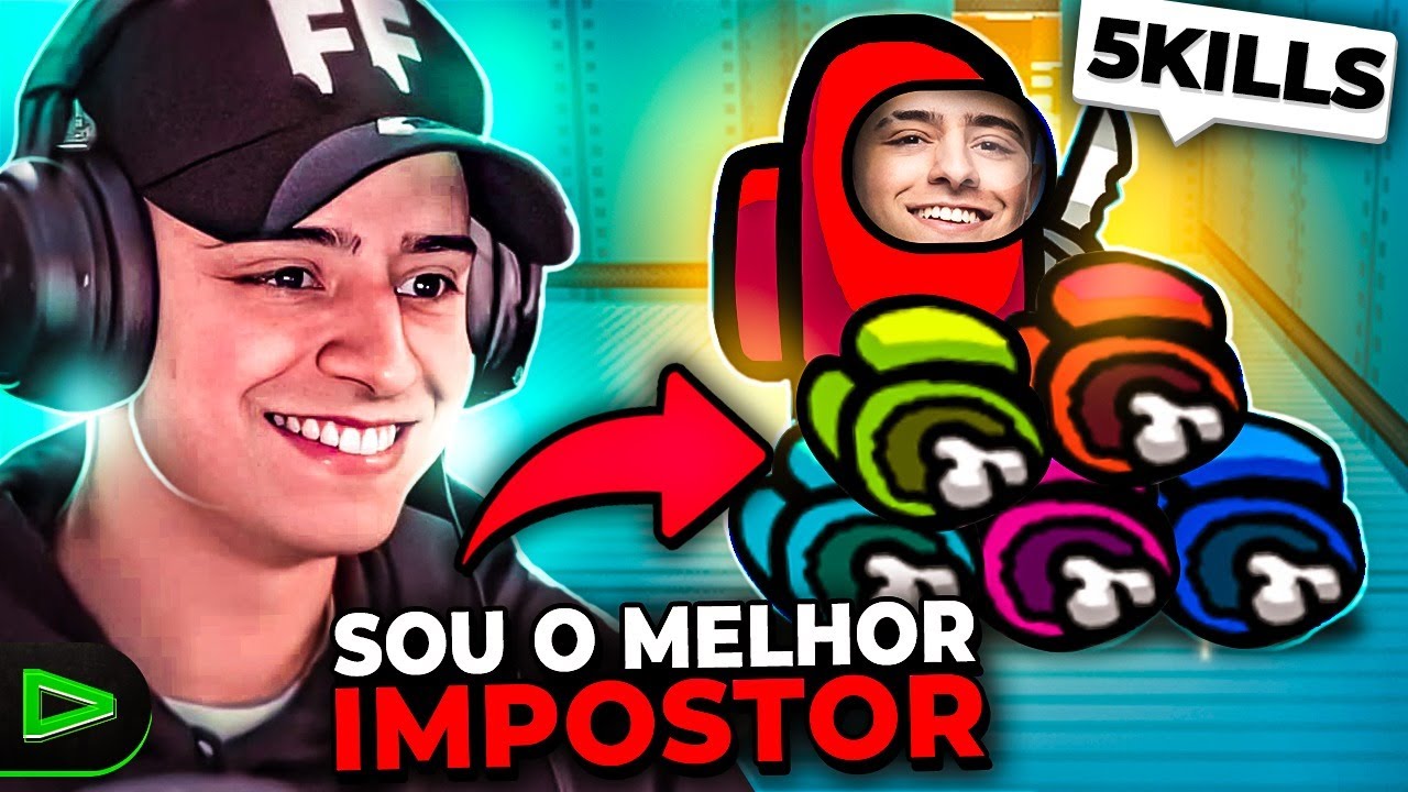 5 KILLS! O MAIOR IMPOSTOR DO AMONG US DA LOUD!