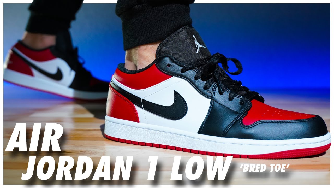 Air Jordan 1 Low Bred Toe