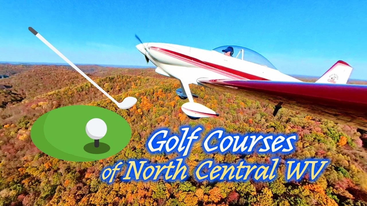 Aerial Tour of Golf Courses in North Central WV