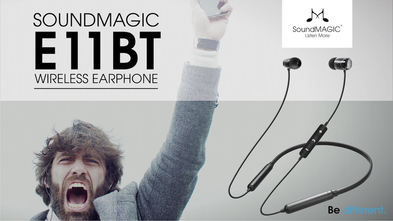 SoundMAGIC E11BT - In Ear Isolating Wireless Bluetooth Earphones [4K]