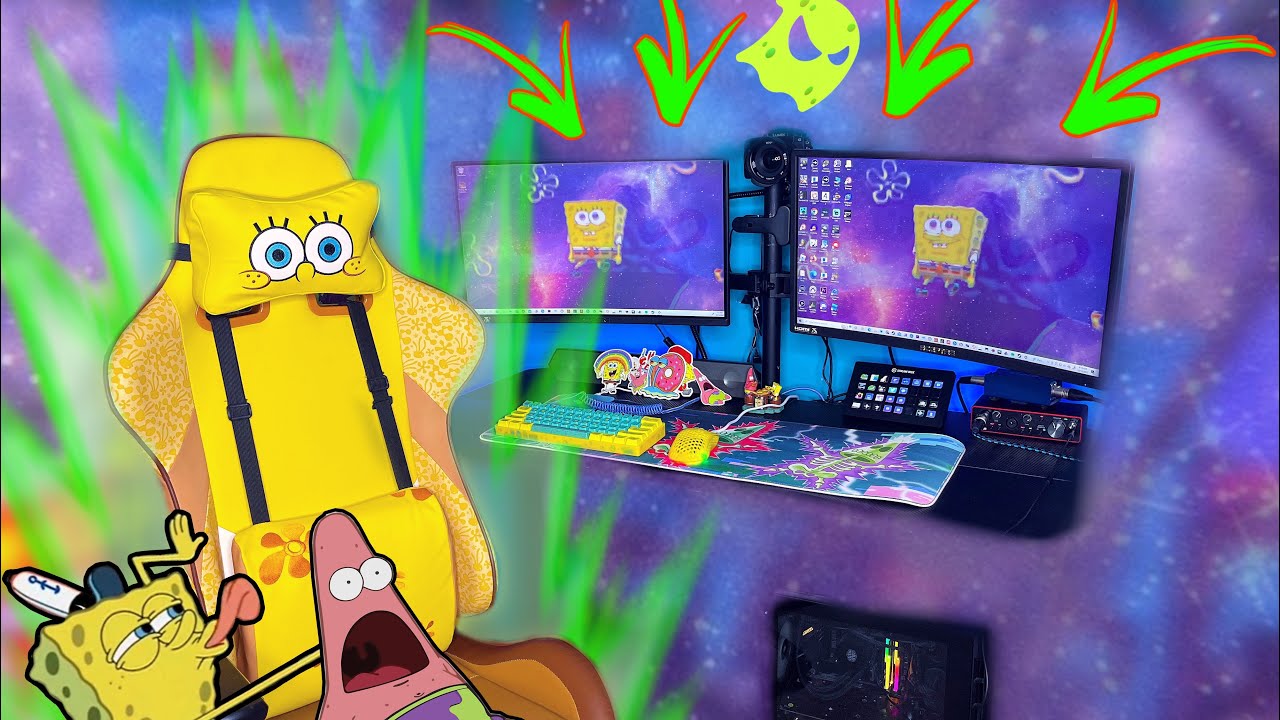 😎😱 I GOT THE ULTIMATE SPONGEBOB GAMING SETUP!  😱 😎