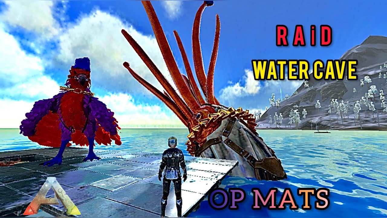 ARK |  RAİD WATER BASE OP MATS WİTH @derjonathan  / 5 #arkmobile #pvp #arksurvivalevolved #pvp