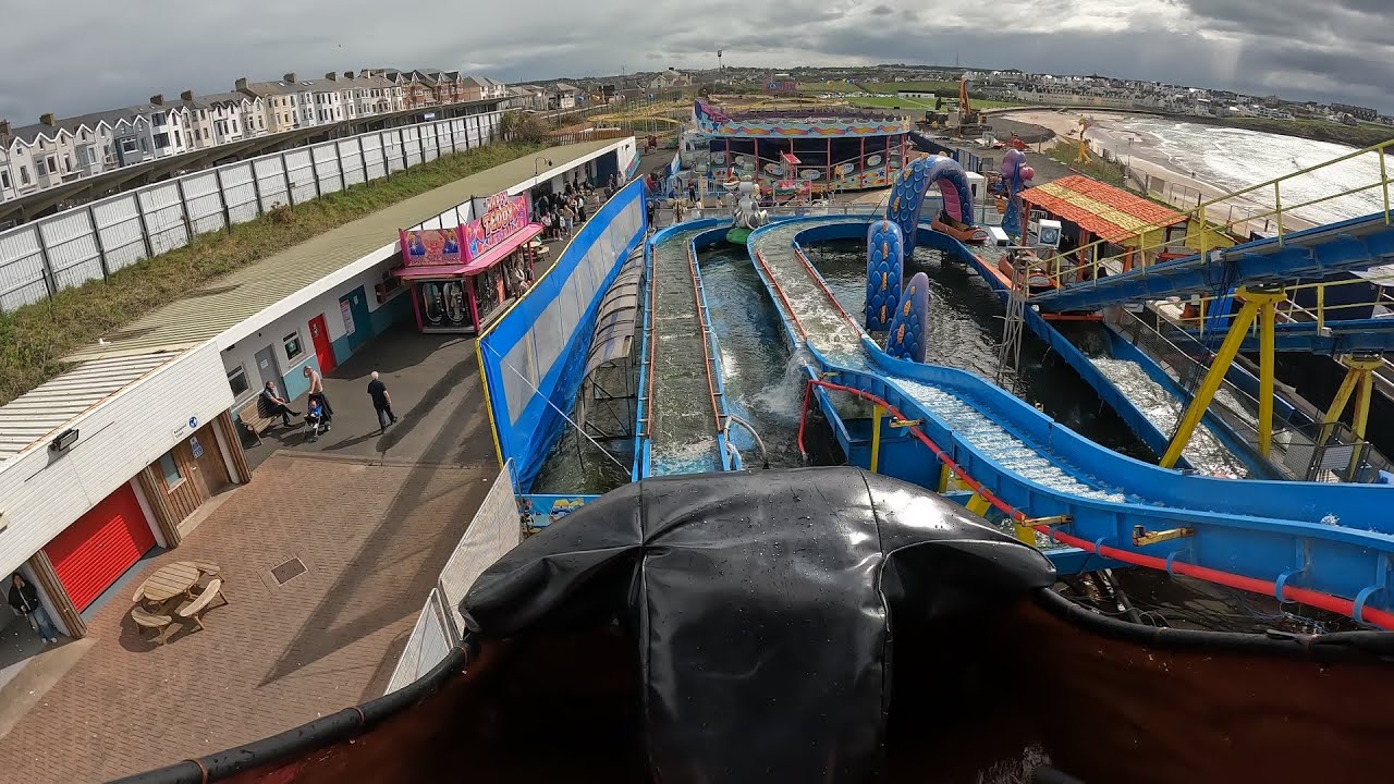 Aqua Valley- (Owen Curry) onride Curry's Fun Park Portrush April 2025