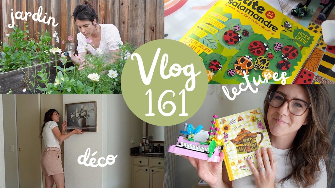Déco, Jardin & Lectures - VLOG 161