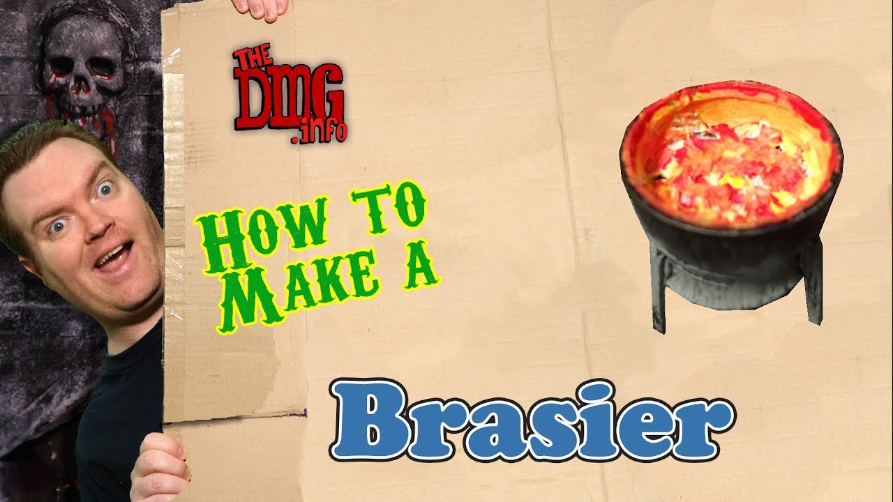 How to quickly craft a brasier for your dungeon tiles in Dungeons and Dragons DMG#132