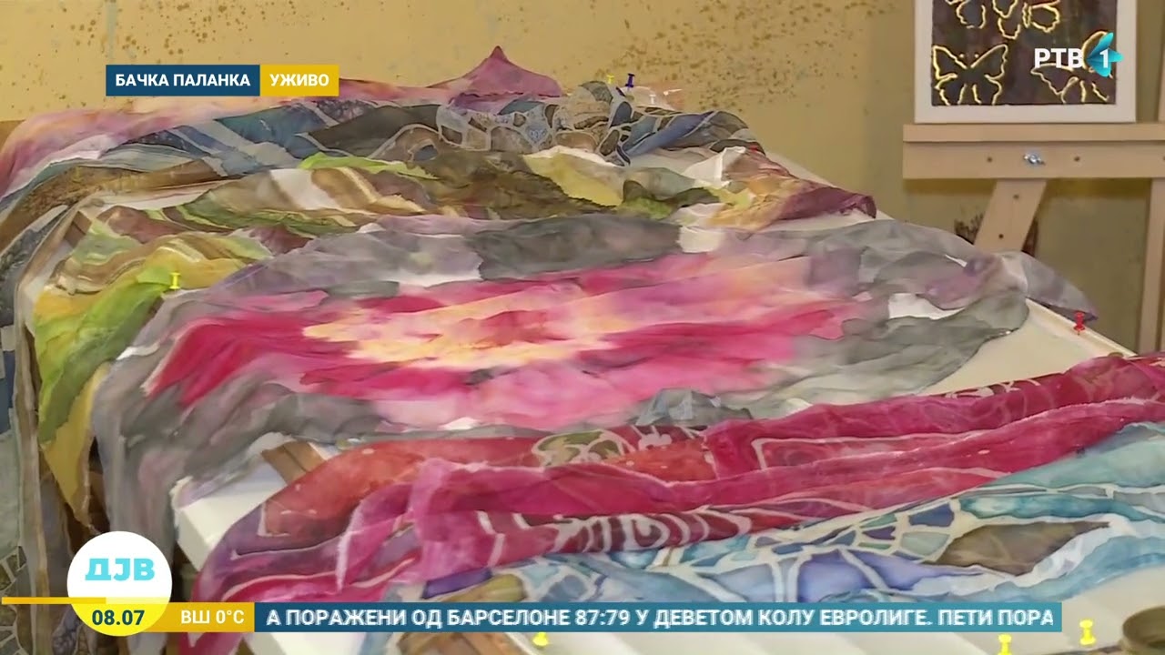 Radionica slikanja na svili