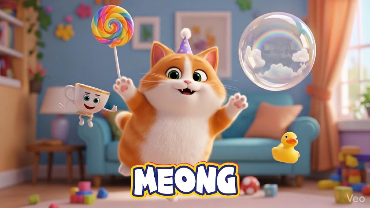 KUCING LUCU MEONG MEONG | LAGU ANAK ANAK