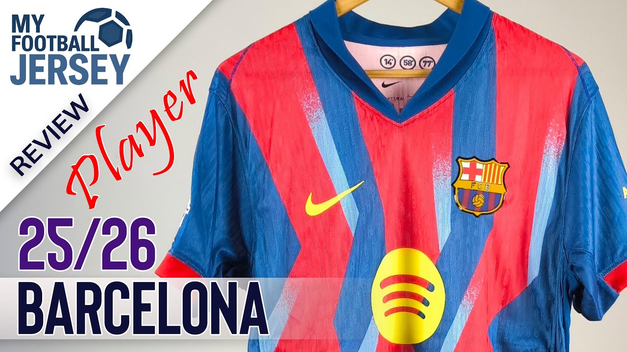 Barcelona Fourth Jersey 25/26 (OKkinetic) Player Version Review