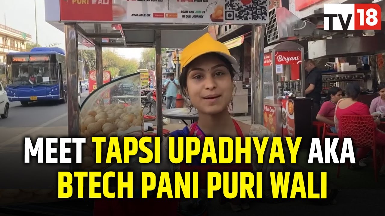Meet Tapsi Upadhyay AKA BTech Pani Puri Wali Who Is Making Delhi's Street Food Healthy | #Digital