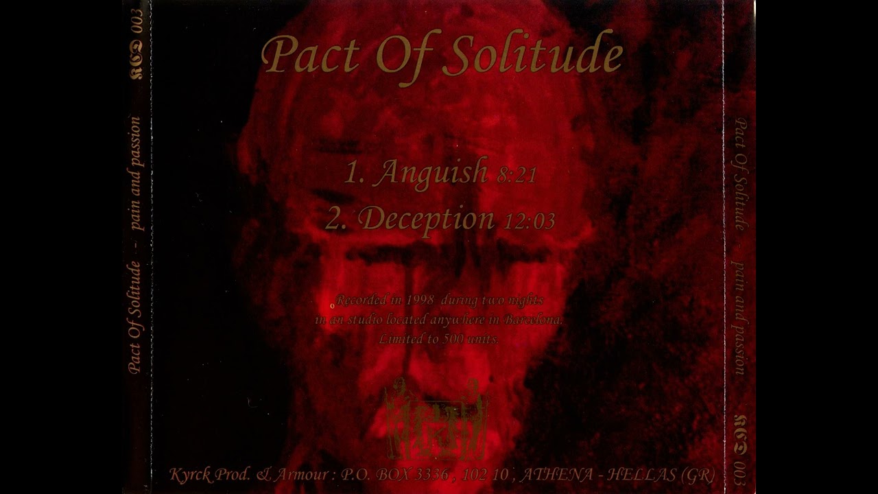 Pact of Solitude - Pain and Passion (Full Ep / 1998)