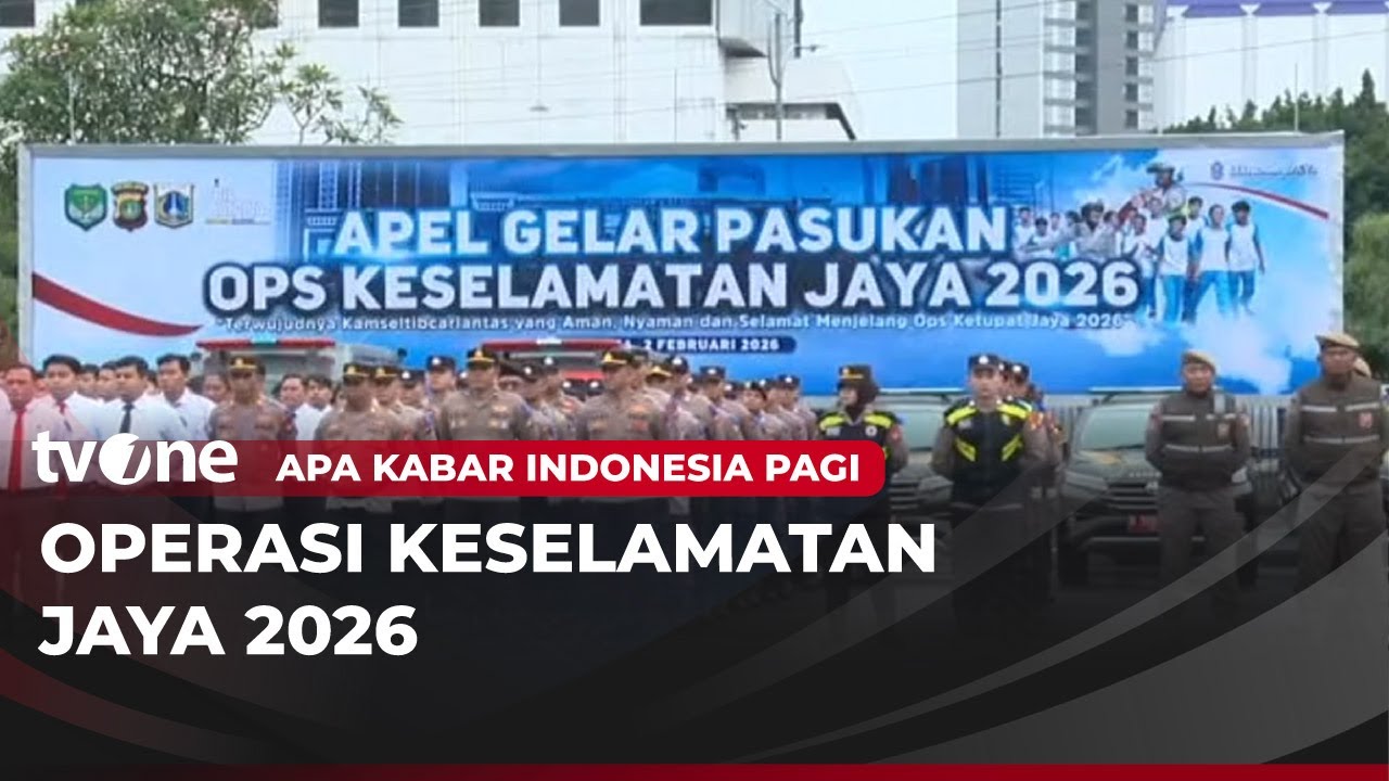 Polda Metro Jaya Menggelar Operasi Keselamatan Jaya 2026 | AKIP tvOne