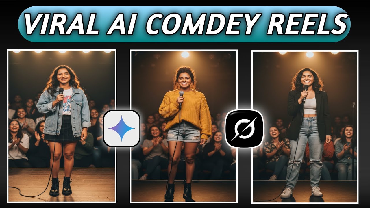 How To Make Viral AI Stand Up Comedy Video | Mobile Se  Viral AI Comedy Reels Kaise Banaye
