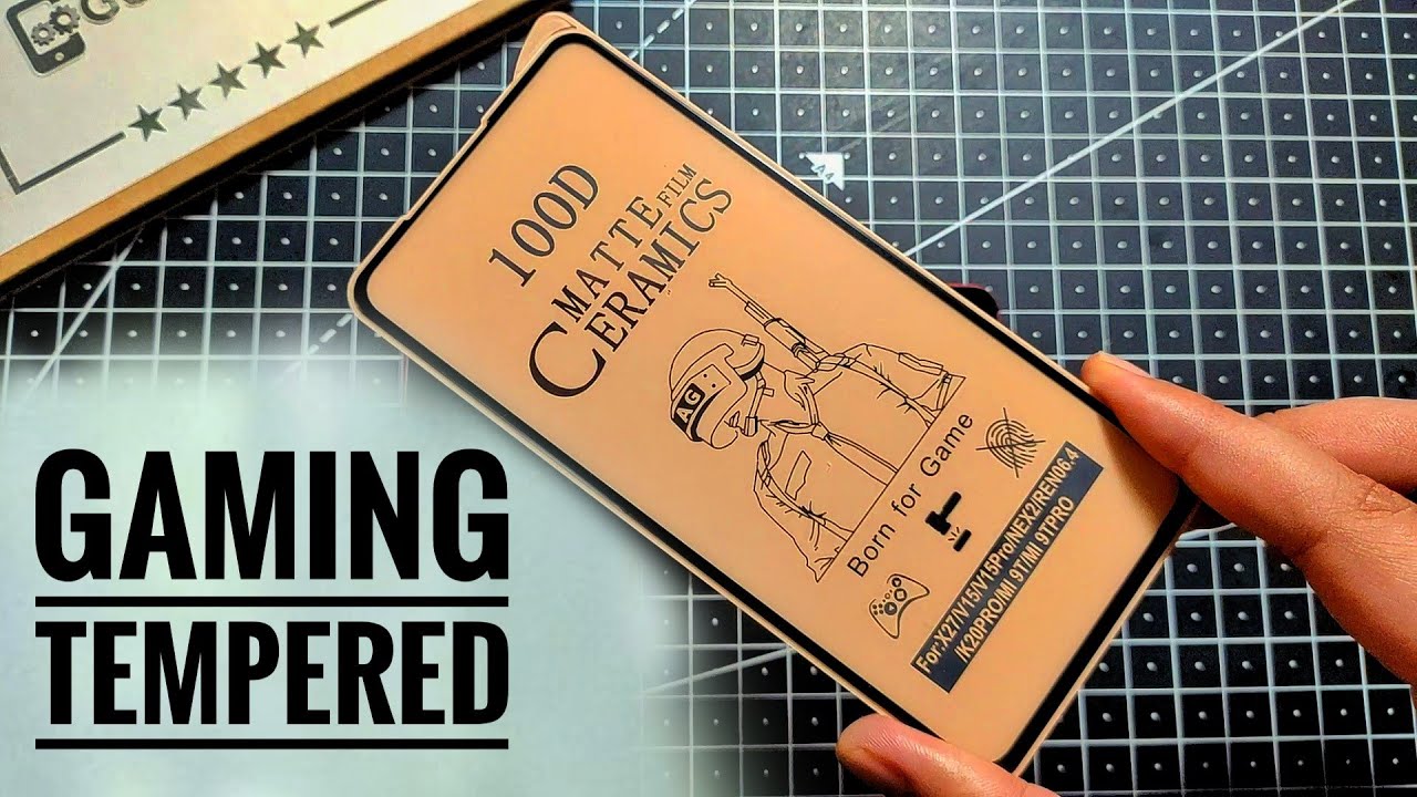 Redmi K20 Pro Gaming Tempered Glass | Matte Gaming Tempered Glass for Redmi K20 | Best Gaming Glass