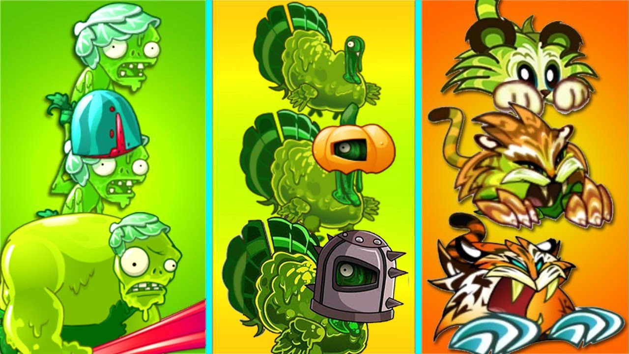 ZOYBEAN POD vs TURKEY PULT vs TIGER GRASS - Who Will Win? - PvZ 2 Plant Vs Plant