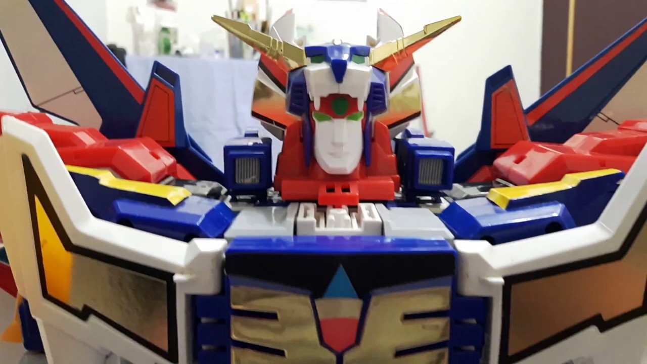 （最終大合體）1992 TOMY 藍光人系列 元気爆発ガンバルガー DX 超巨大合体 グレートガンバルガー 元氣小子 超級合體將軍 Genki Bakuhatsu Ganbaruger 超級伏魔金剛