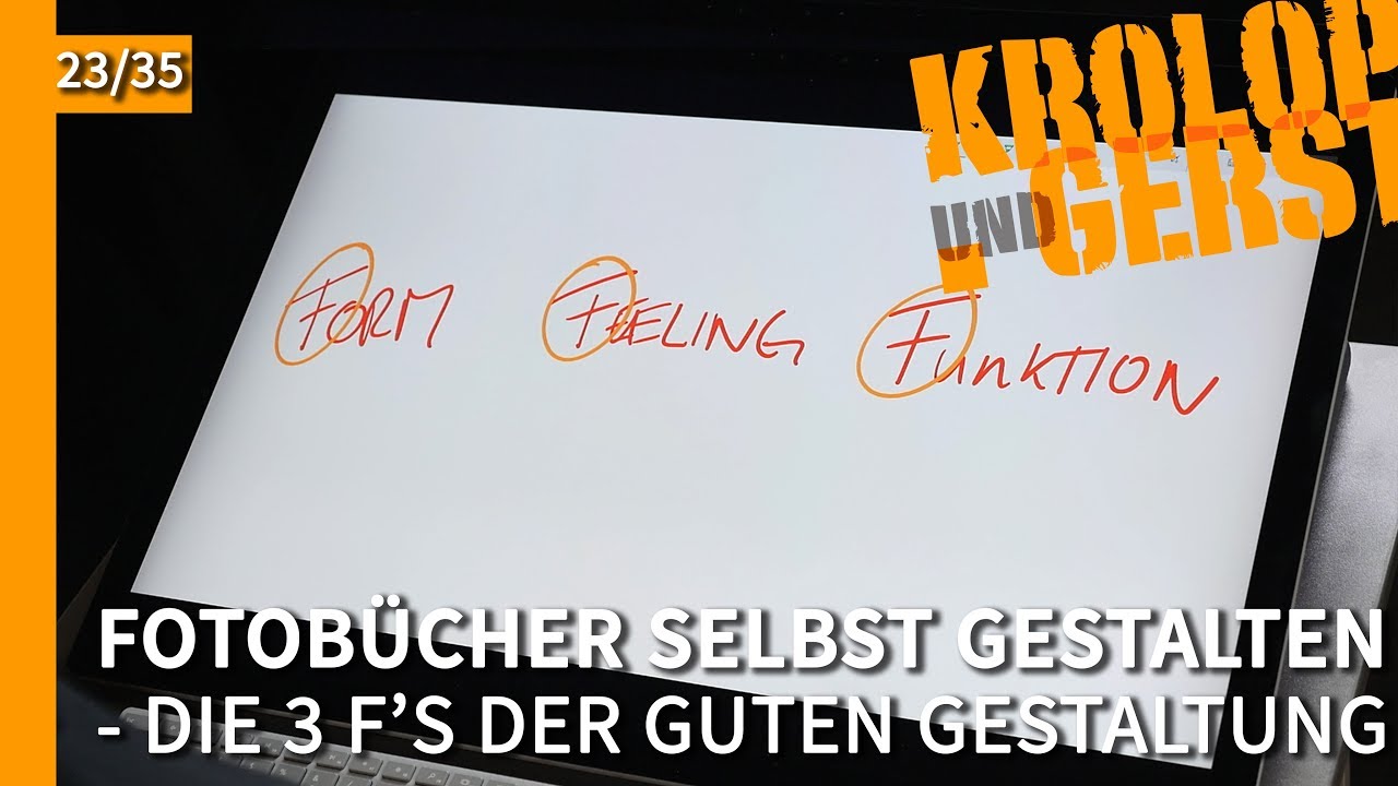 Die 3 F's der guten Fotobuch Gestaltung - 23 - Fotobuch gestalten 📷 Krolop&Gerst