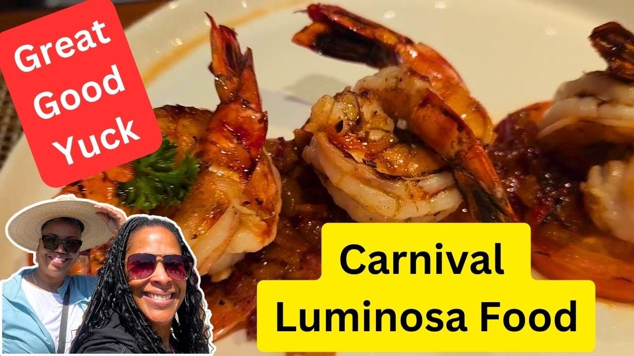 WHAT'S on the Carnival Luminosa 2025 MENU?