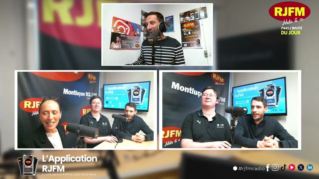 Corinne Chiapello, Emilien Maillard et Aurélie Bricquebec à l'occasion d'un job dating à Désertines