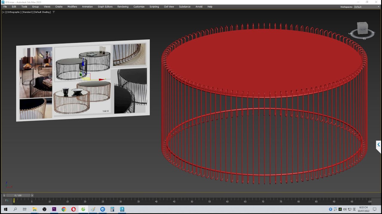 ♛ Lệnh Array - Giáo Trình 3Ds Max Cơ Bản Cho Người Mới Bắt Đầu .B16