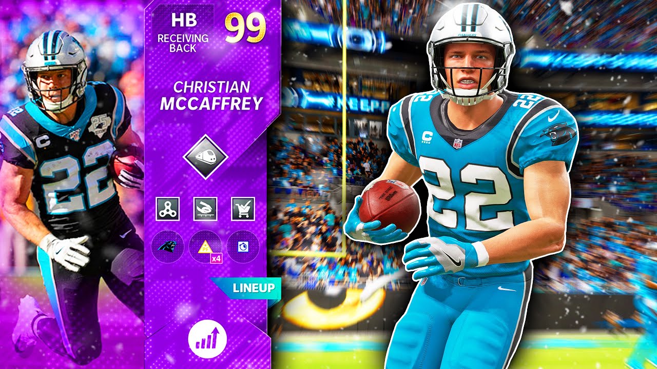 CHRISTIAN MCCAFFREY IS GOOD BUT I RAN OUT OF TITLE IDEAS - Madden 21 Ultimate Team 