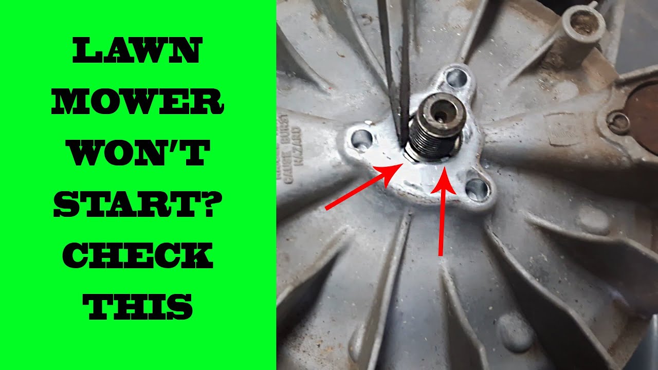 How To Replace The Flywheel Key On Lawnmower