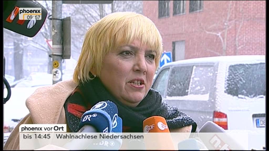 Claudia Roth (Grüne) zum Wahlausgang in Niedersachsen - VOR ORT vom 21.01.2013
