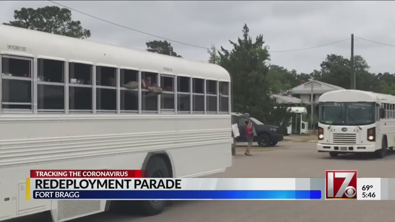 Ft. Bragg hosts redeployment parade for soldiers returning from the Middle East
