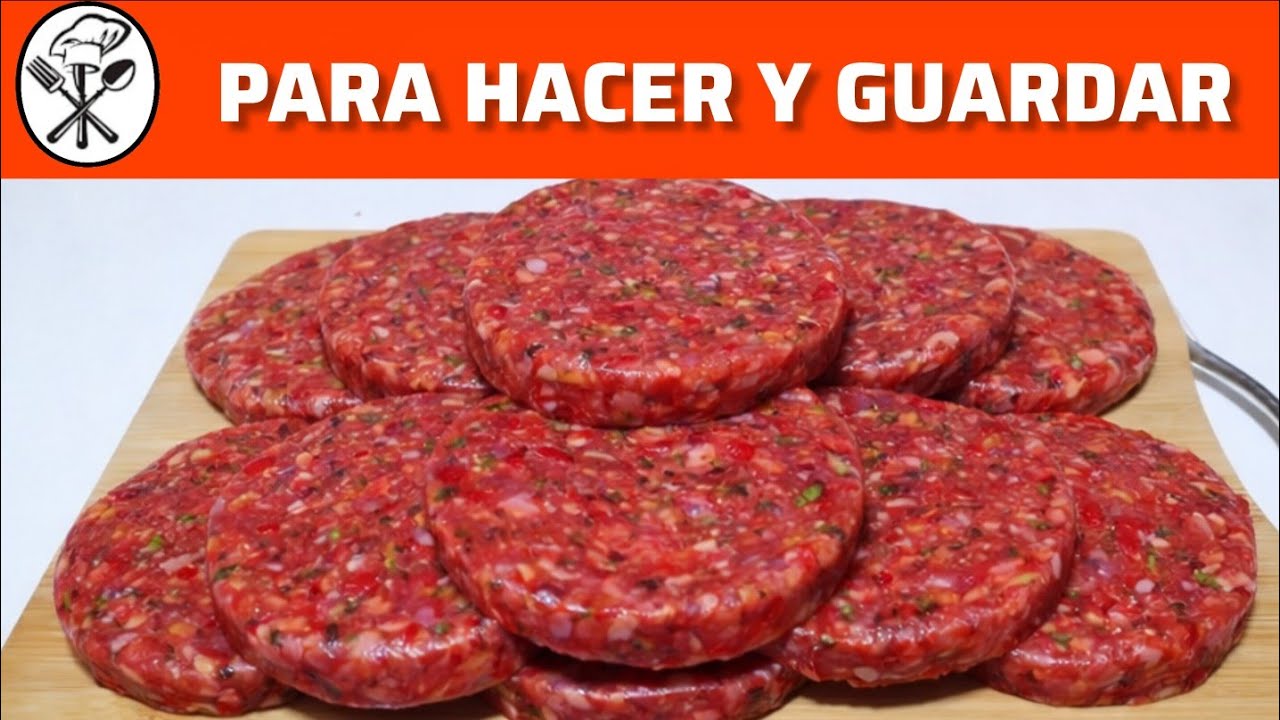 Cómo hacer hamburguesas caseras para congelar / Super practicas / Nina 