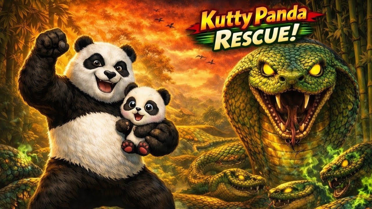 𝗔𝗰𝘁𝗶𝗼𝗻 𝗣𝗮𝗻𝗱𝗮 𝗧𝗮𝗺𝗶𝗹: 𝗞𝘂𝘁𝘁𝘆 𝗣𝗮𝗻𝗱𝗮 𝗥𝗲𝘀𝗰𝘂𝗲 🐼🎉