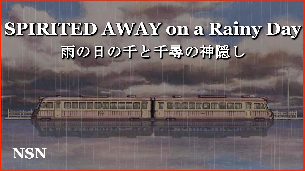 Rain Sounds ASMR Ambience Spirited Away Train Station on the Sea / Studio Ghibli provided picture