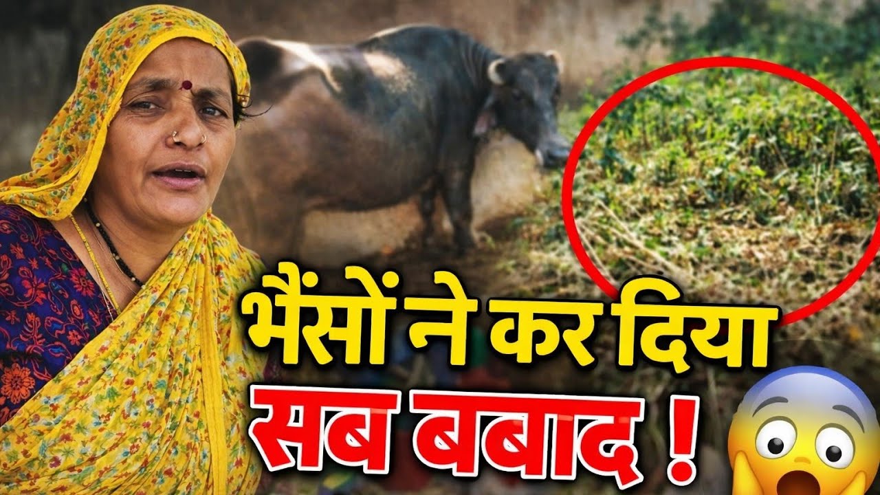 😱 भैंसों ने कर दिया मम्मी का सब बर्बाद! अब क्या होगा?