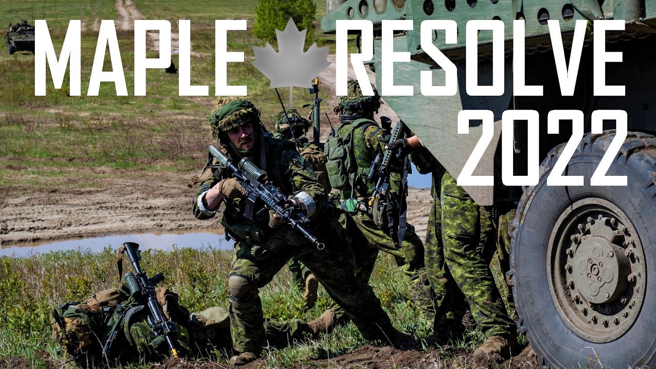 MAPLE RESOLVE 2022 — учения с Королевским канадским полком