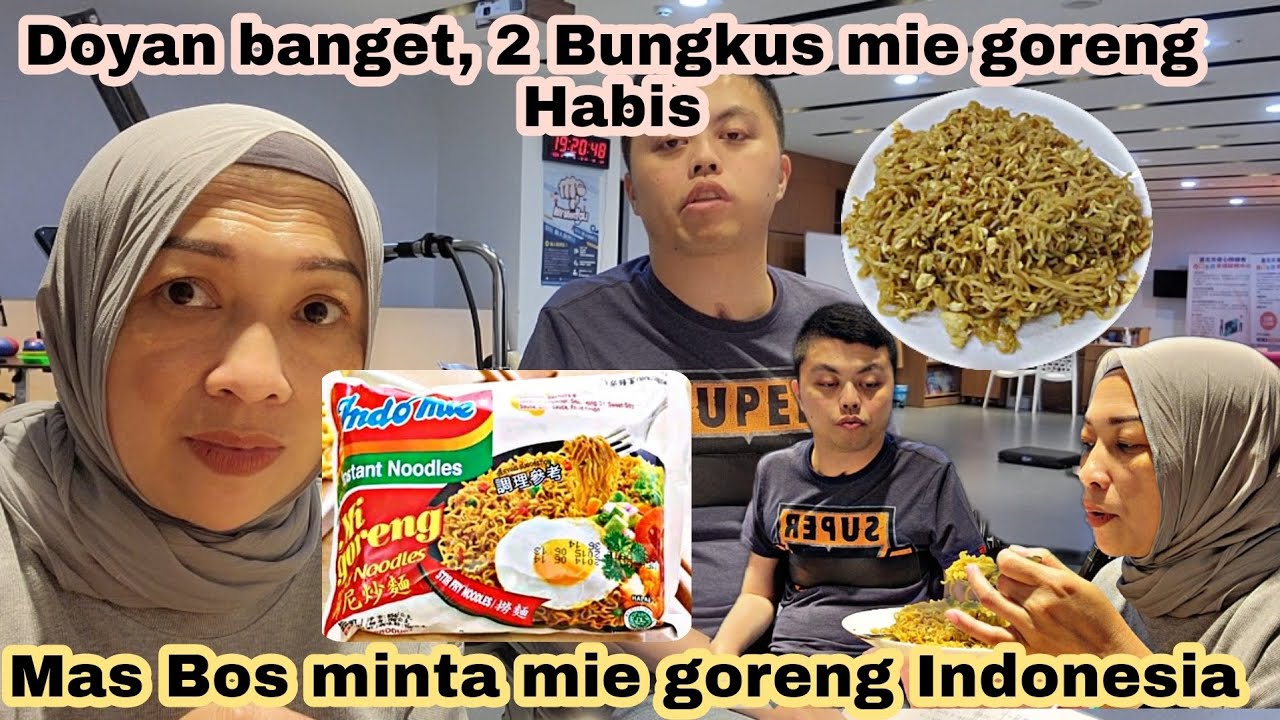 Doyan Banget⁉️2 Bungkus Habis Tak Tersisa ⁉️Mas Bos Minta Di Masakin Mie Goreng Indonesia