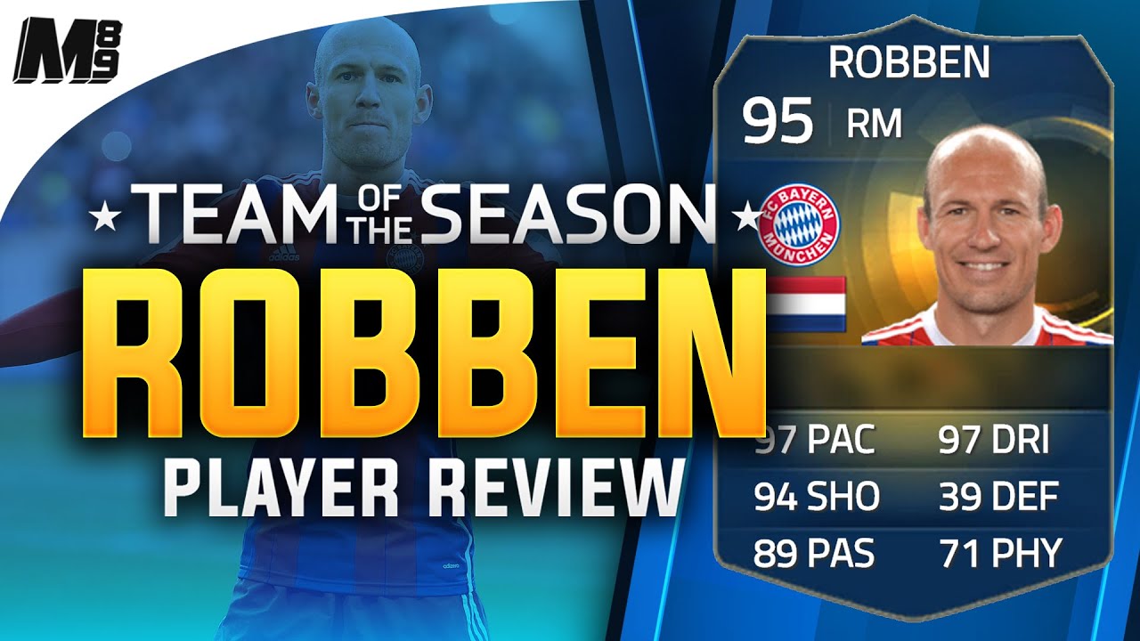 FIFA 15 TOTS ROBBEN REVIEW (95) FIFA 15 Ultimate Team Player Review + In Game Stats