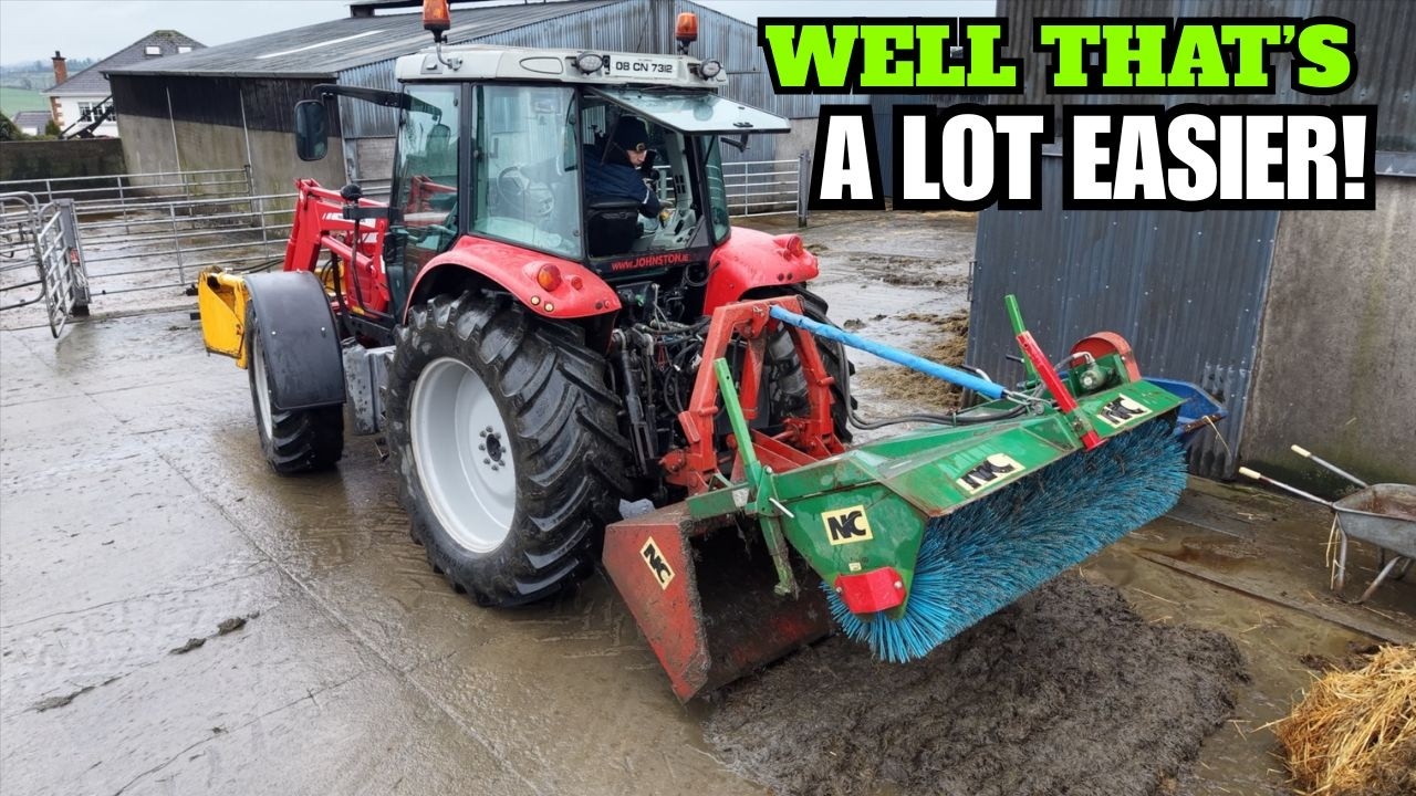 Panel Fence Rebuilt & Old Repaired NC Sweeper Put To Work