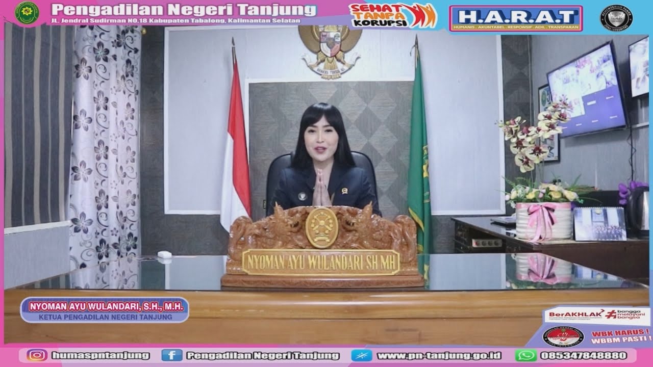 Video Profil Pengadilan Negeri Tanjung kelas II 2023