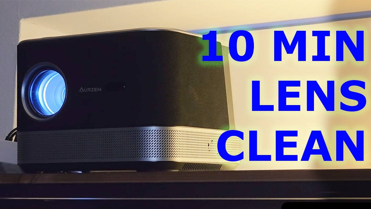 How to clean Aurzen BOOM 3 Projector Lens EASY 15 Minutes
