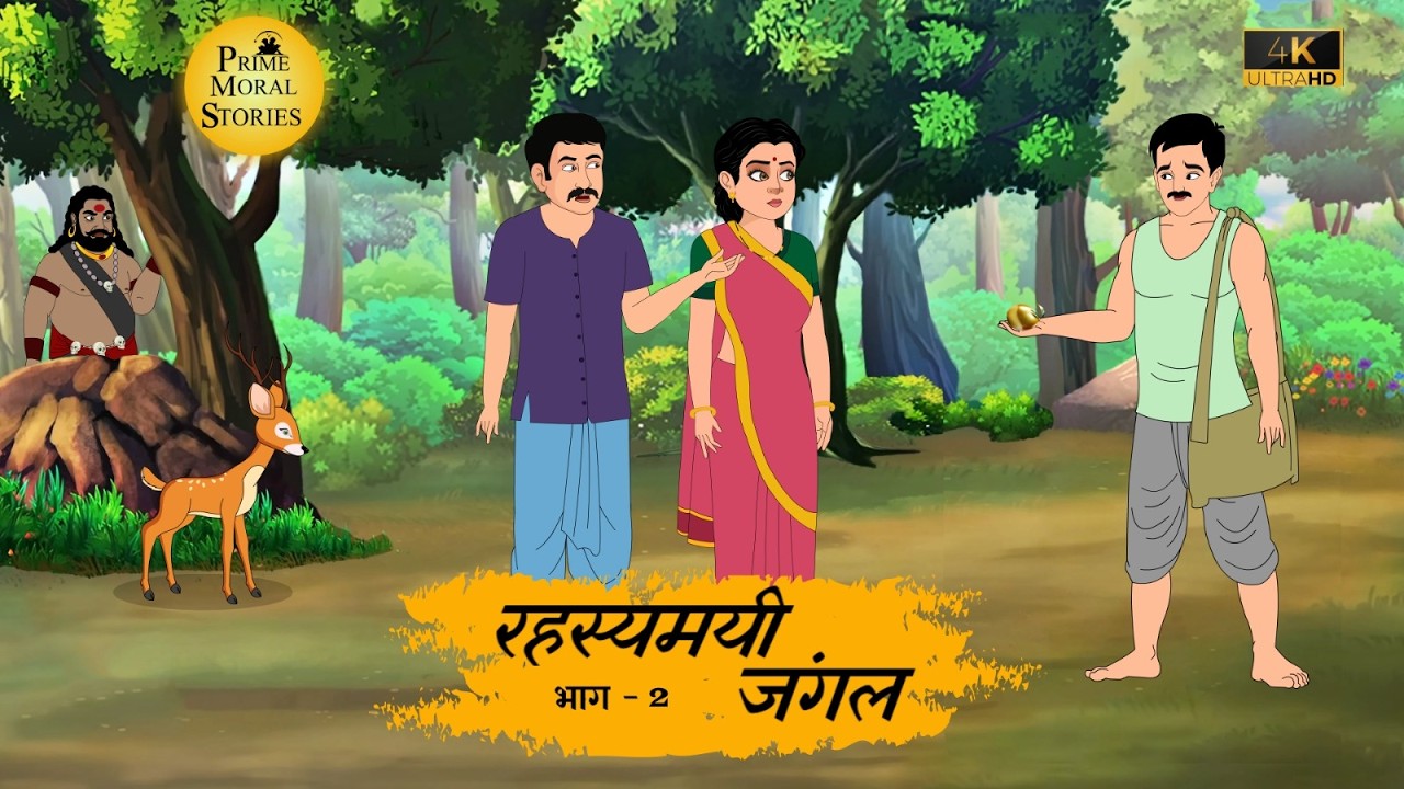 Hindi Stories रहस्यमयी जंगल 2 moral stories in Hindi   prime moral stories
