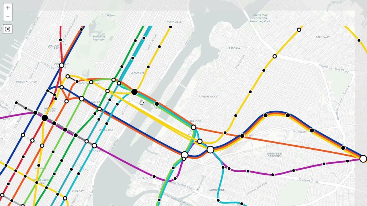 my Brand New Subway map