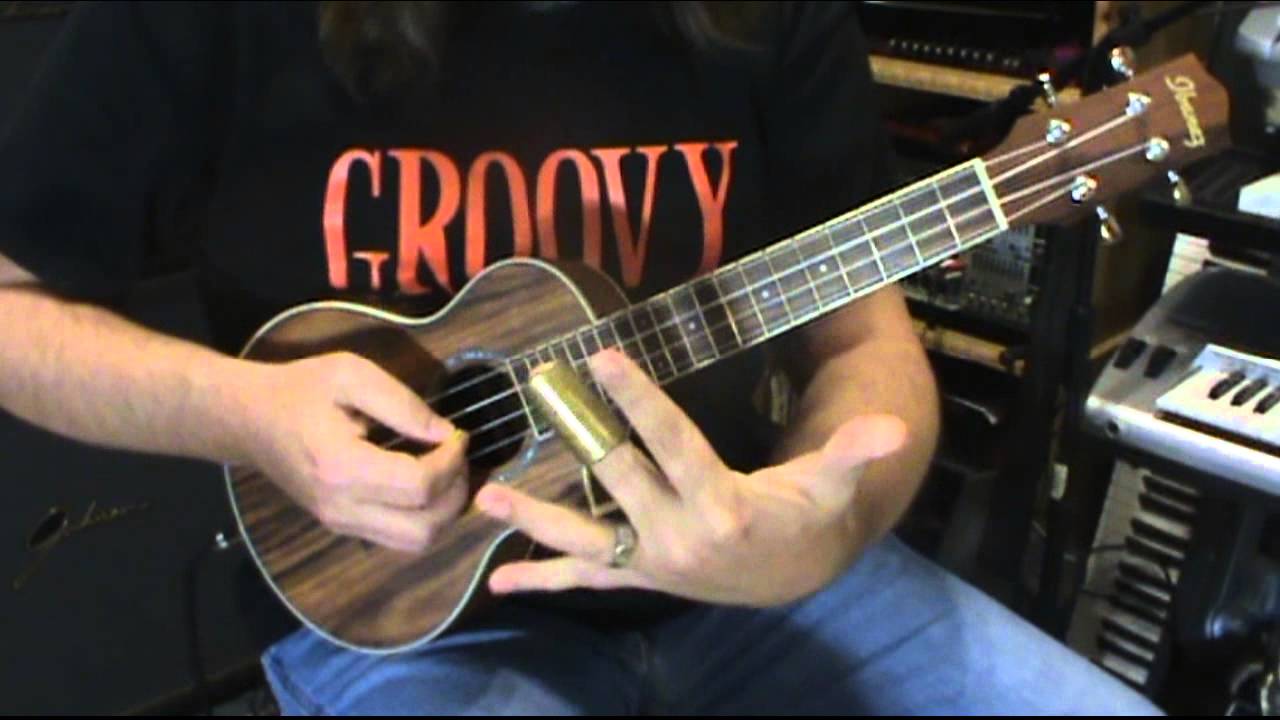 Slide Ukulele. Emulate Hawaiian Lap Steel Guitar With Scott Grove
