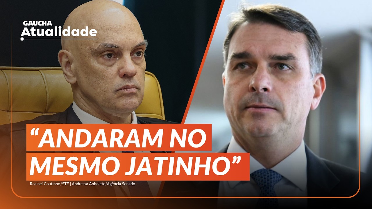 FL&Aacute;VIO BOLSONARO viajou no mesmo jato de VORCARO usado por MORAES | Ga&uacute;cha Atualidade