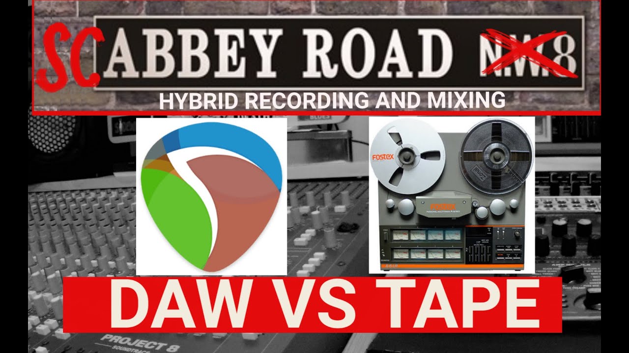 DAW Vs Tape?  Reaper and Fostex A8 battle out for audio supremacy!!